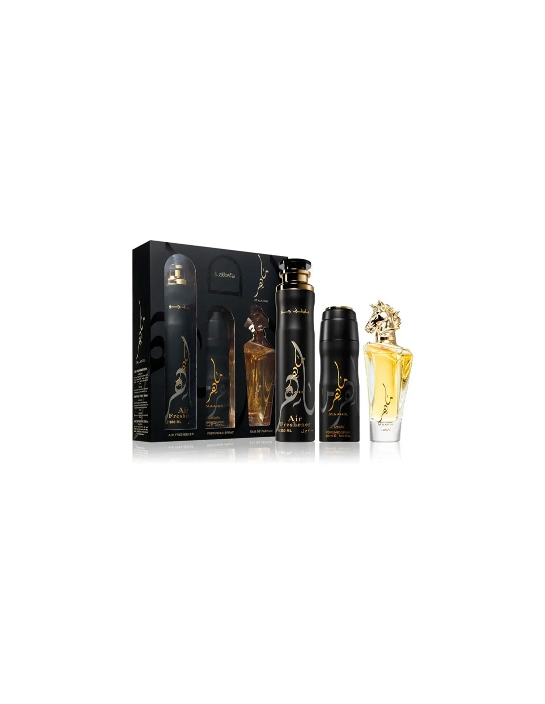 Lattafa Maahir Set Edp 100 Desodorante 200 Room 300ml - Feel You