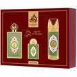 Lattafa Perfumes - Queen Of Arabia Gift Set EDP 100 ml, deospray 200 ml and EDP 20 ml - 100ml - Feel You