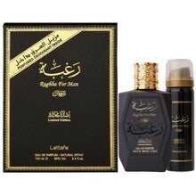 Lattafa Perfumes - Raghba For Men Gift set EDP 100 ml and deospray 50 ml - 100ml - Feel You