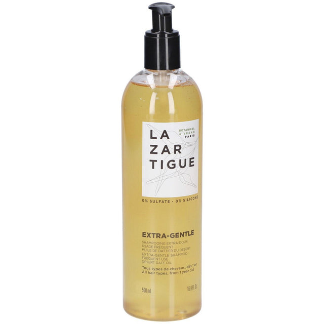 Lazartigue, Extra-Gentle, Hair Shampoo, Gentle Cleansing, 500 ml - Feel You