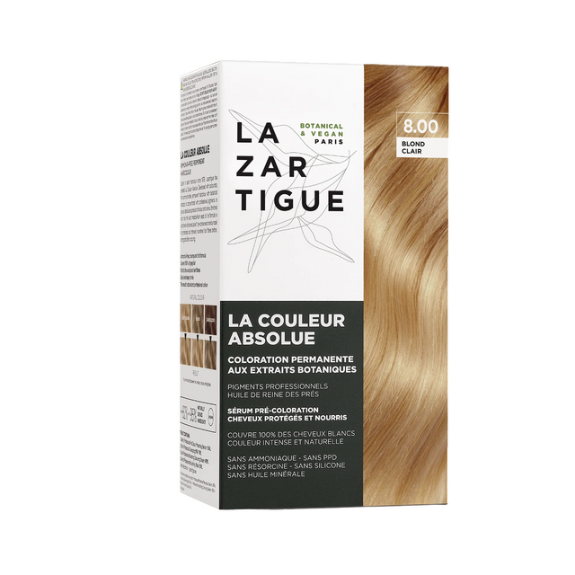 Lazartigue, La Couleur Absolue, Permanent Hair Dye, 8.00 Light Blond, 143 ml - Feel You