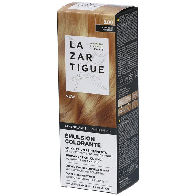 Lazartigue, La Couleur Absolue, Permanent Hair Dye, 8.00 Light Blond, 60 ml - Feel You