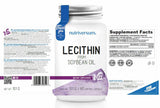 Lecithin 1200 mg | From Soybean Oil - 30 Гел капсули - Feel You