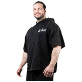 Legal Power Stone Wash Rag Top Hoodie ''Boston'' / Горнище с качулка / Черно - Black - Feel You