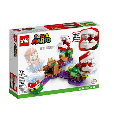 Lego, Super Mario, Piranha Plant Puzzling Challenge Expansion Set, Construction Set, 71382, Unisex, 7+ years, 267 pcs - Feel You