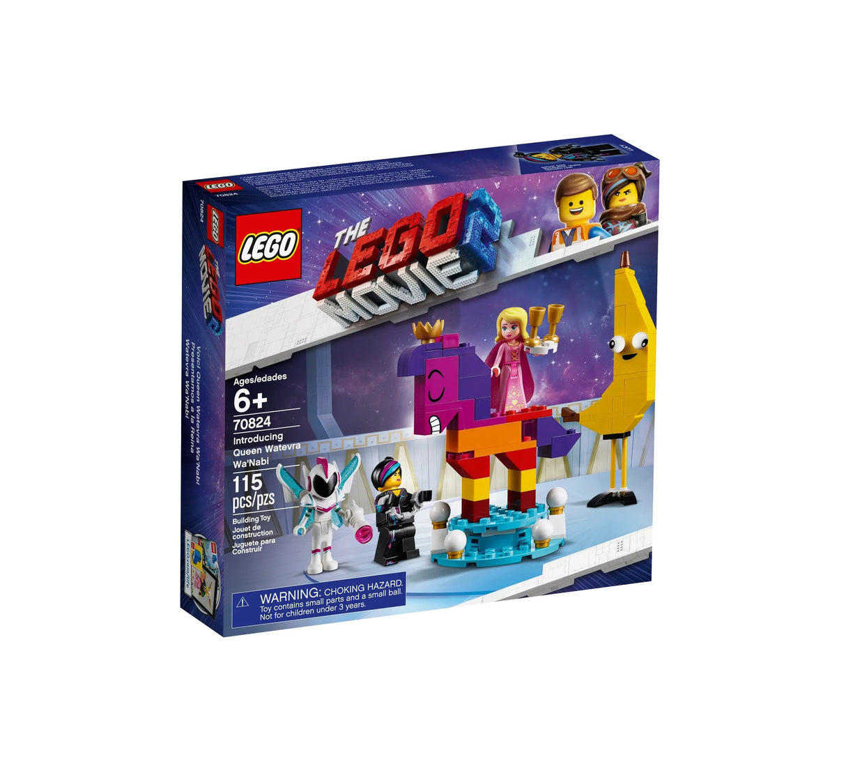 Lego, The Lego Movie 2, Introducing Queen Watevra Wa`Nabi, Construction Set, 70824, For Girls, 6+ years, 115 pcs - Feel You