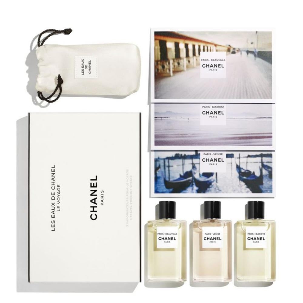Les Eaux De Chanel Set Chanel: Paris – Deauville, Eau De Toilette, For Women, 30 ml + Paris – Venise, Eau De Toilette, For Women, 30 ml + Paris – Biarritz, Eau De Toilette, For Women, 30 ml - Feel You