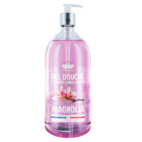 Les Petites Bains de Provence, Magnolia, Shower Gel, For Body, Face & Hair, For Sensitive Skin, 1000 ml - Feel You