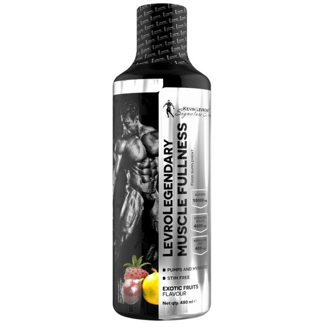 LevroLegendary Muscle Fullness Liquid | Stimualnt-Free Glycerol & Citrulline Mega Pump - 480 мл - Feel You