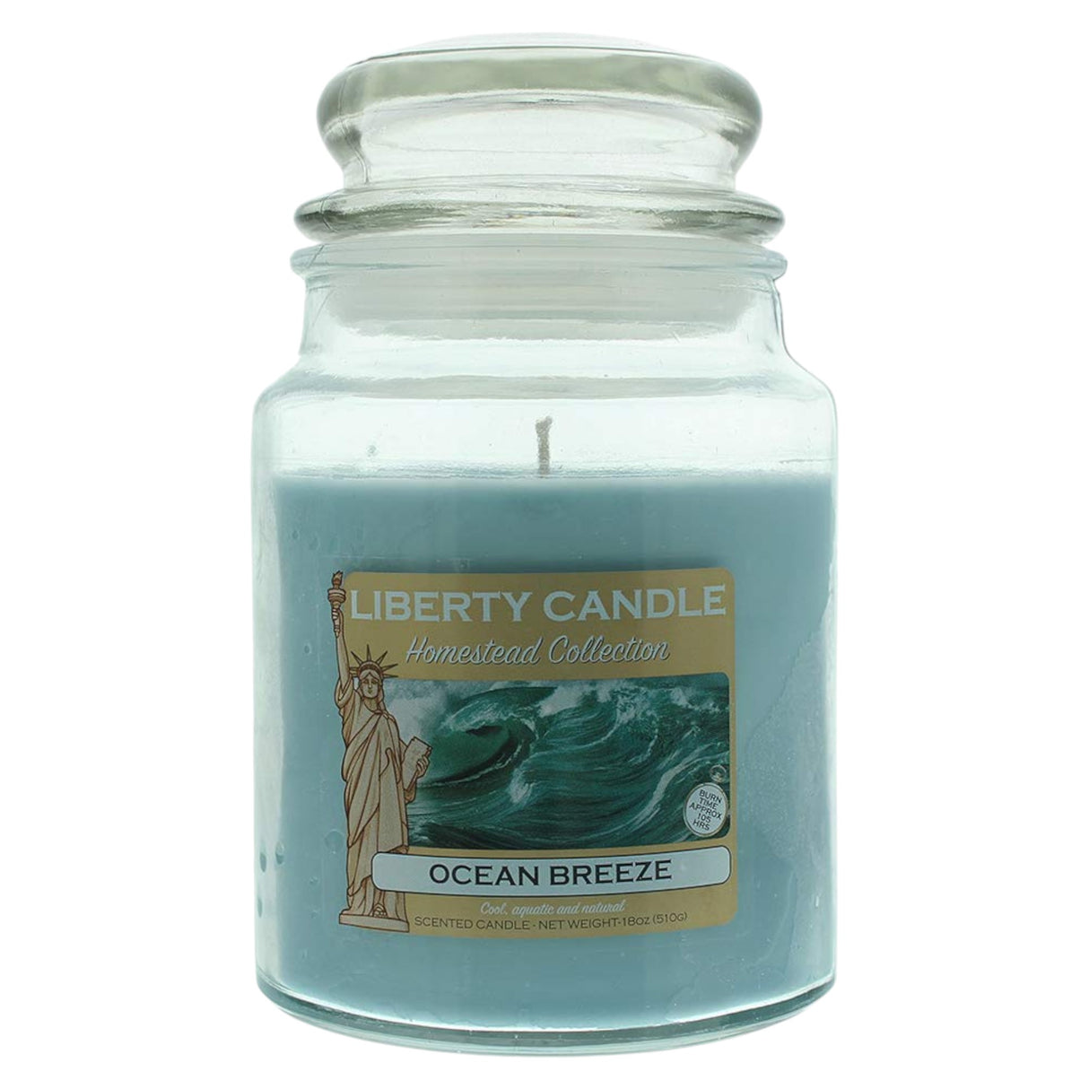 Liberty Candle, Ocean Breeze, Cool, Scented Candle, 510 g - Feel You