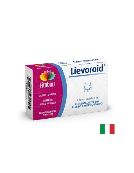 Lievoroid - при разширени вени и венозна недостатъчност - Билков комплекс с див кестен и бодлив залист, 20 таблетки - Feel You