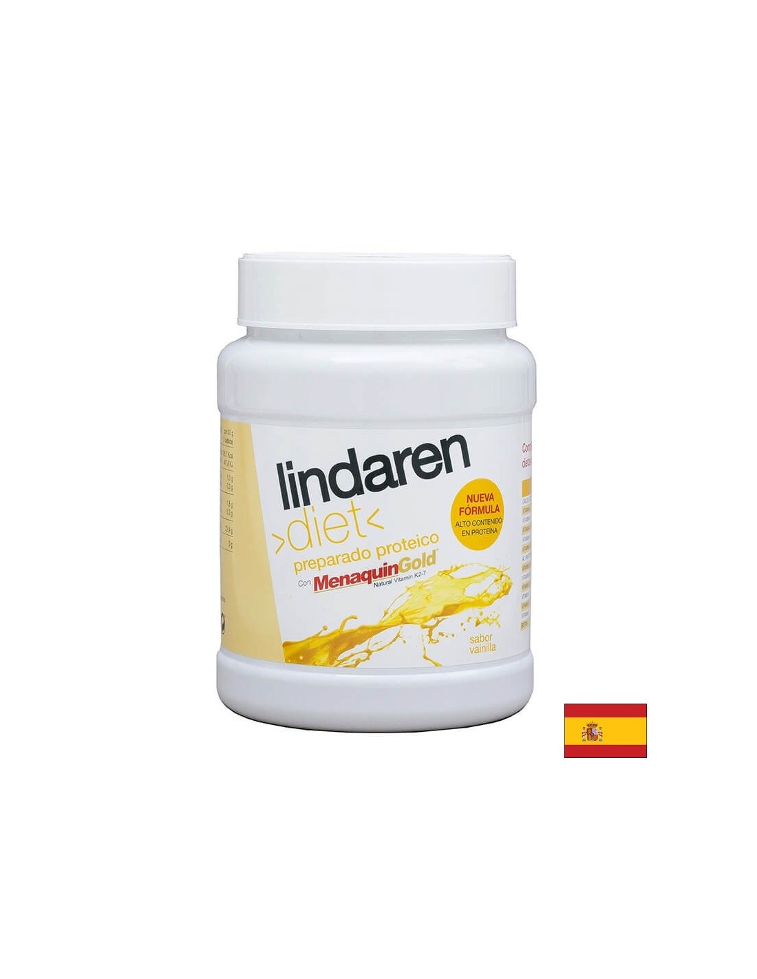 При изтощителни диети за отслабване - Lindaren – диетична формула с протеин, витамини и калций - Прах, 225 g, с вкус на ванилия - Feel You