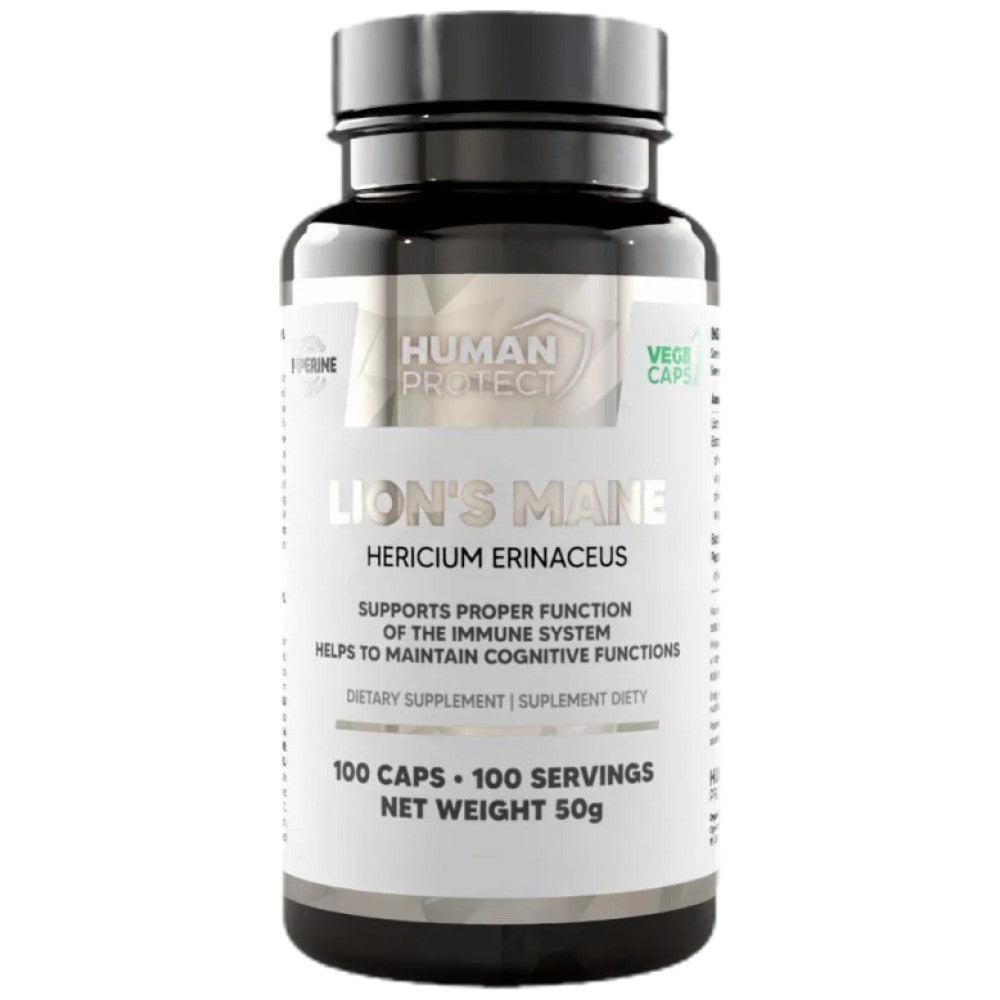 Lion's Mane 400 mg | with 20% Beta-Glucans - 100 капсули - Feel You