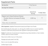 Lion's Mane 500 mg | Made with Organic Lion's Mane Mushrooms - 60 капсули - Feel You