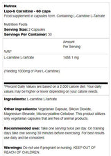 Lipo 6 / L-Carnitine - 60 капсули - Feel You