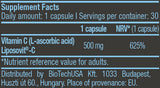 Liposomal Vitamin C 500 mg / 30 Caps - Feel You