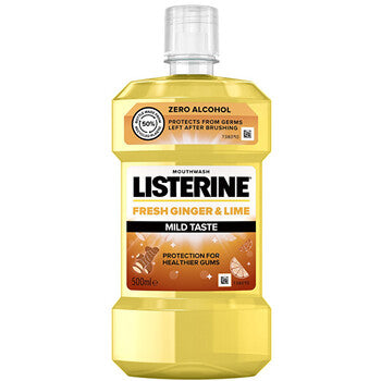 Listerine - Fresh Ginger & Lime Mild Taste Mouthwash - Mouthwash - 500ml