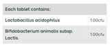 Live Friendly Bacteria | With 1 Billion Acidophilus Chewable - 120 Дъвчащи таблетки - Feel You