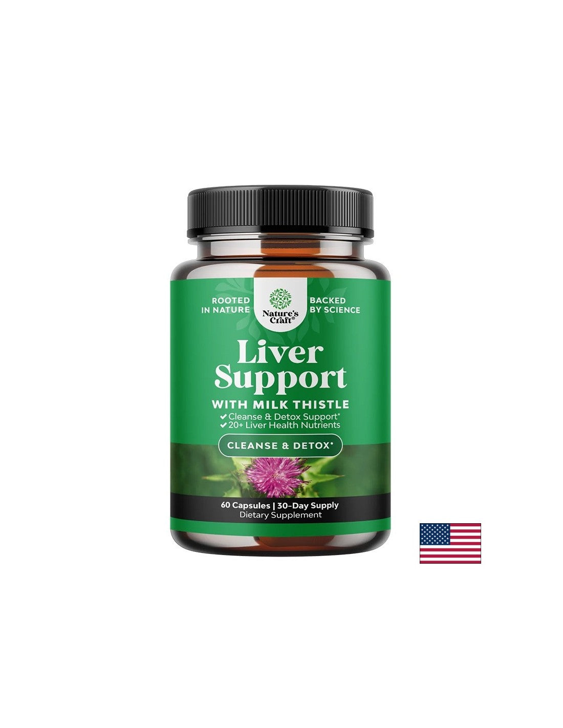 Liver Support – Подкрепа за черния дроб и жлъчния поток, 60 капсули - Feel You