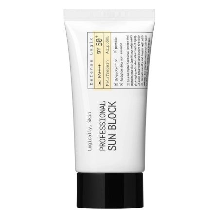 Logically, Skin - Professional Sun Block SPF50+ PA++++ - Soothing Face Cream with Filter - 70g - Feel You
