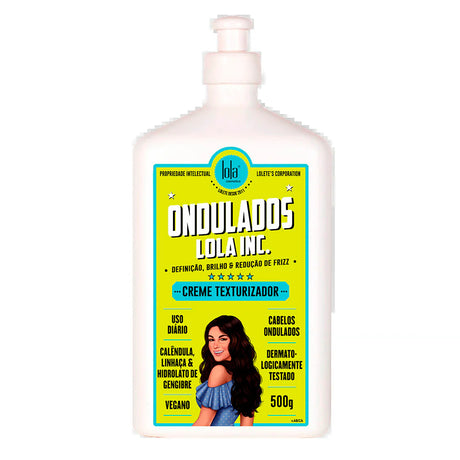 Lola Cosmetics, Ondulados Lola Inc., Hair Cream Treatment, Texturizing, 500 ml - Feel You