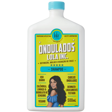Lola Cosmetics, Ondulados Lola Inc., Hair Shampoo, Defining & Anti-Frizz, 500 ml - Feel You