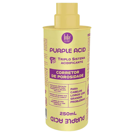 Lola Cosmetics, Purple Acid, Hair Cream Treatment, Anti-Porosity, 250 ml - Feel You