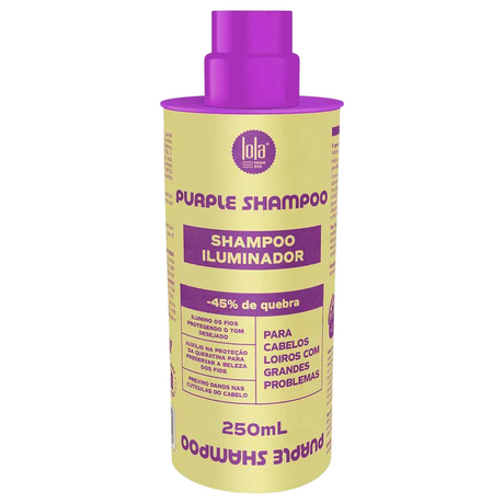 Lola Cosmetics, Purple, Hair Shampoo, Counteracts Yellow Or Orange Tones, 250 ml - Feel You
