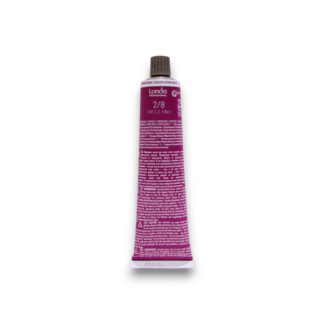 Londa Professional, Londacolor, Permanent Hair Dye, 2/8 Dark Blue, 60 ml - Feel You