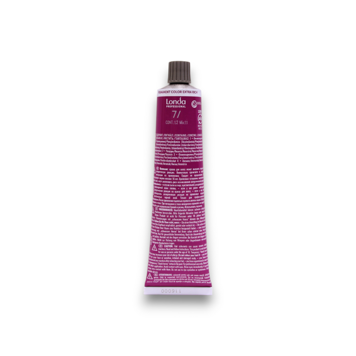 Londa Professional, Londacolor, Permanent Hair Dye, 7/ Medium Blonde, 60 ml - Feel You