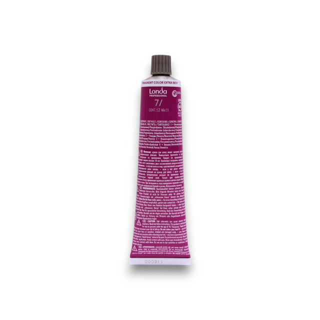 Londa Professional, Londacolor, Permanent Hair Dye, 7/ Medium Blonde, 60 ml - Feel You