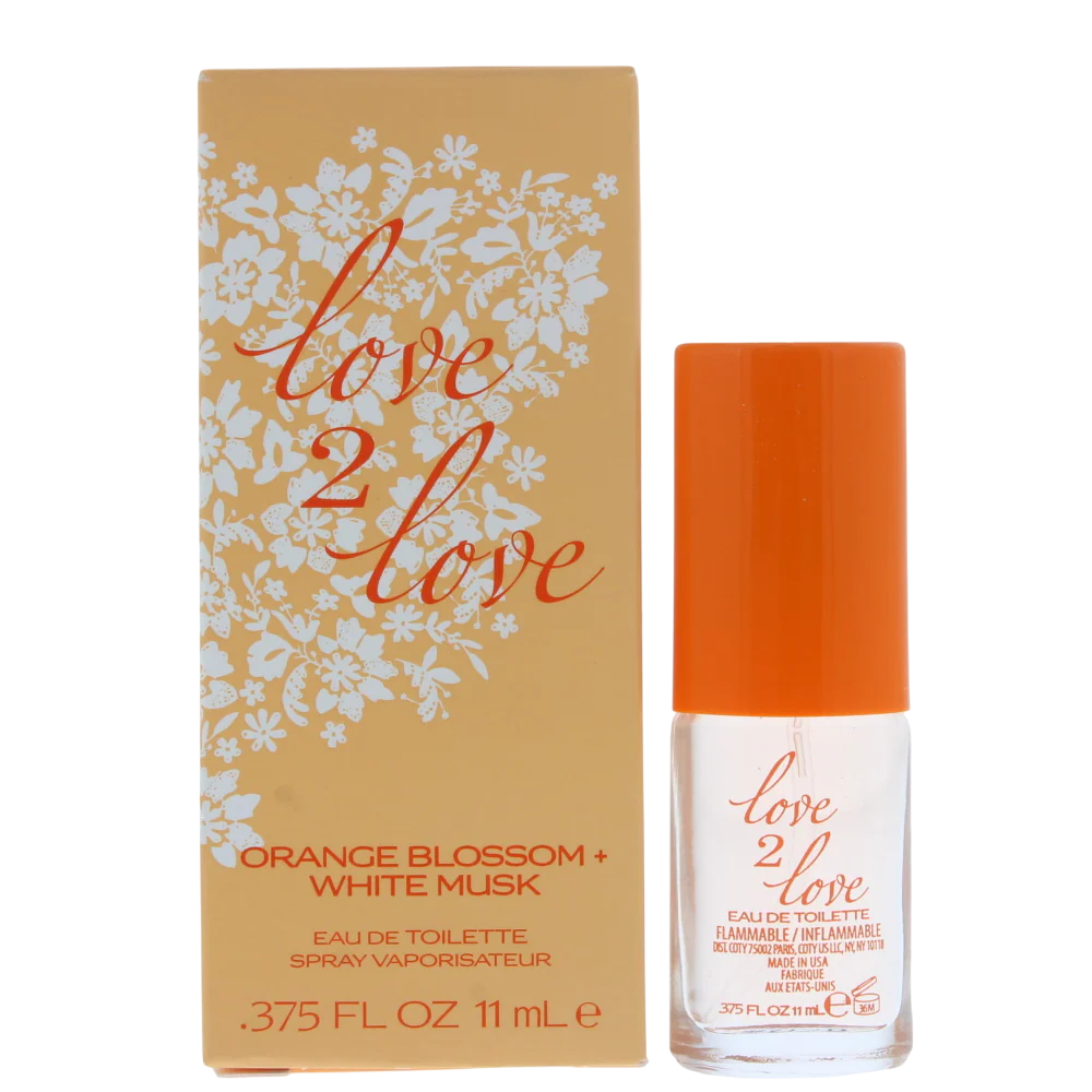 Love 2 Love, Orange Blossom + White Musk, Eau De Toilette, For Women, 11 ml - Feel You