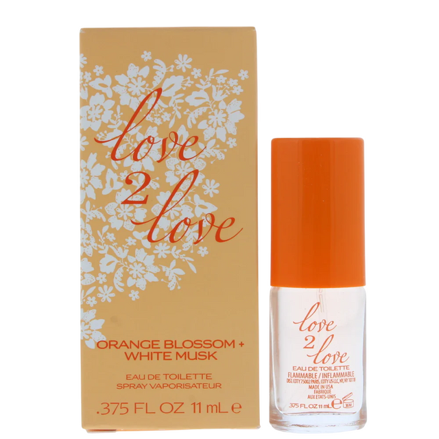 Love 2 Love, Orange Blossom + White Musk, Eau De Toilette, For Women, 11 ml - Feel You
