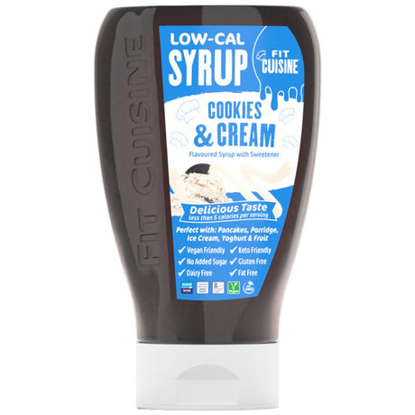 Fit Cuisine Low-Cal Syrup | Cookies & Cream - 425 мл - Feel You