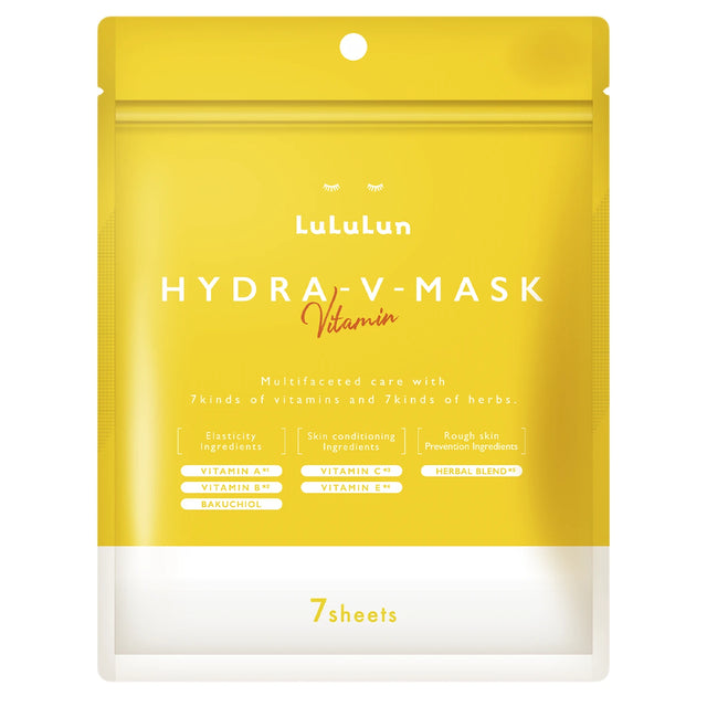 LuLuLun - Hydra V-Mask Vitamin Sheet Mask - Vitamin Sheet Mask Set - 7 pcs - Feel You