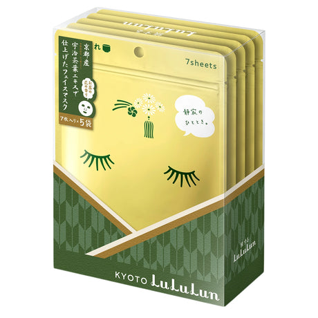 LuLuLun - Premium Sheet Mask Kyoto Green Tea - Firming Sheet Mask Set - Green Tea - 35 pcs - Feel You