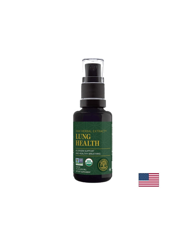 Lung Health / Билкова смес за дихателната система / Спрей за уста, 29.6 ml Global Healing - Feel You
