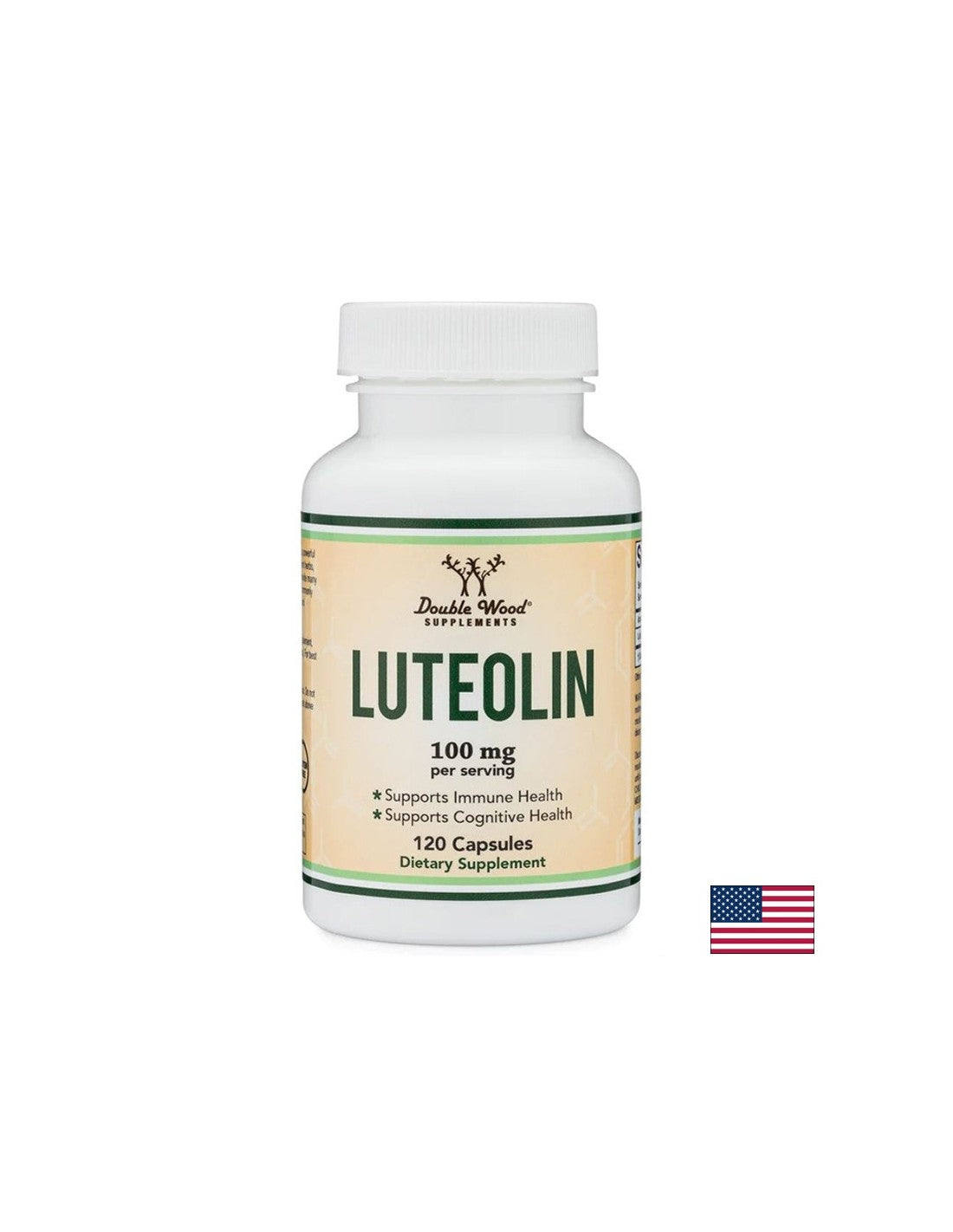 Luteolin - Лутеолин 100 mg, 120 капсули Double Wood - Feel You