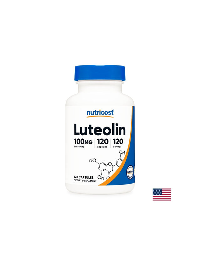 При алергии - Лутеолин (Luteolin), 50 mg x 120 капсули Nutricost - Feel You