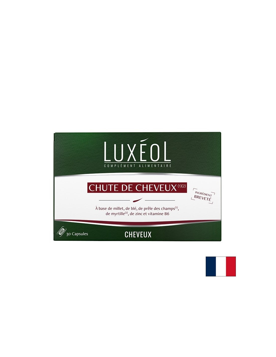 При косопад и оредяване на косата - Luxéol формула, 30 капсули - Feel You