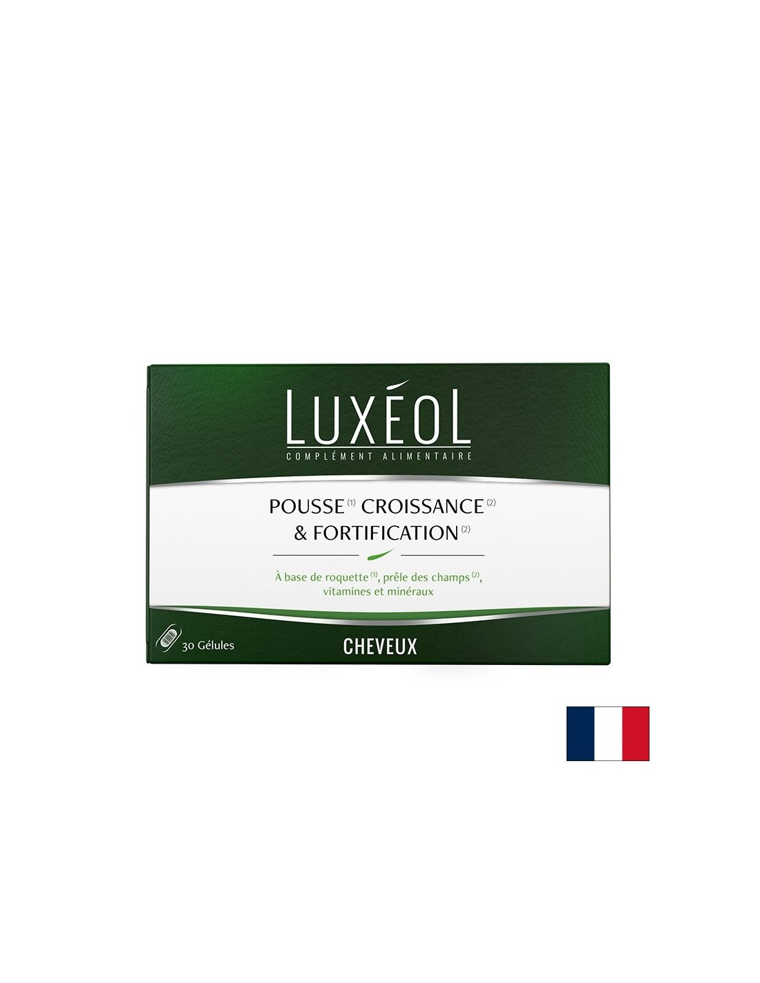 Укрепва космения фоликул и стимулира растежа на косата - Luxéol формула, 30 капсули - Feel You