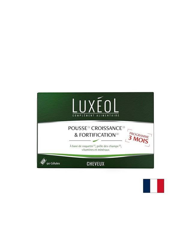 Укрепва космения фоликул и стимулира растежа на косата - Luxéol формула, 90 капсули - Feel You