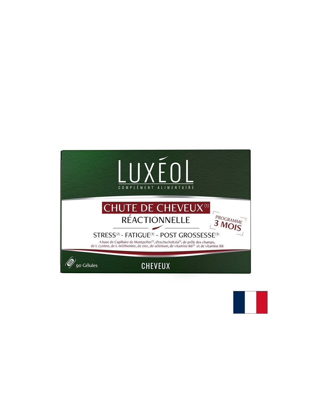 При реактивен косопад - Luxéol формула, 90 капсули - Feel You