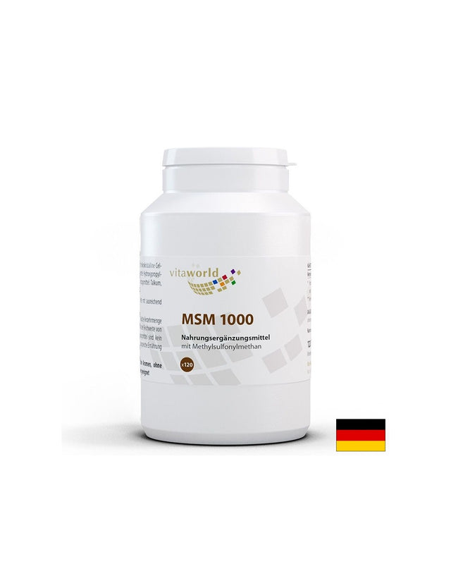 Стави и кости - MСМ (метилсулфонил метан), 1000 mg x 120 таблетки - Feel You