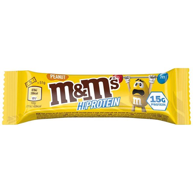 M&M's HiProtein Bar / Choco Peanut Butter - 51 грама - Feel You