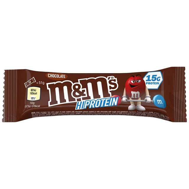 M&M's HiProtein Bar / Chocolate - 51 грама - Feel You