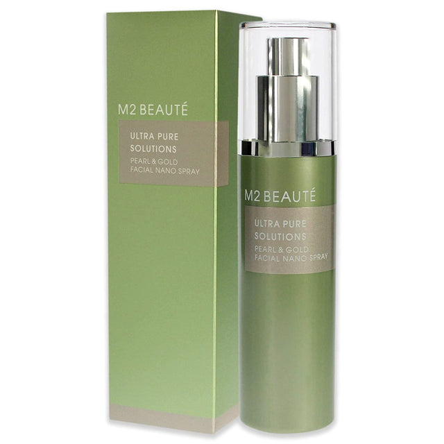 M2 Beaute, Ultra Pure Solutions, Gold, Illuminating, Mist Spray, For Face, 75 ml - Feel You