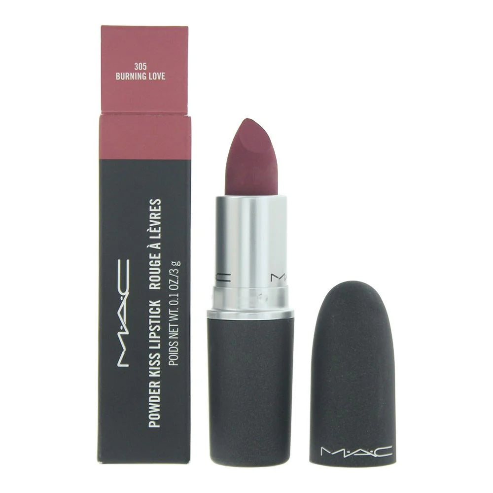 MAC, Powder Kiss, Cream Lipstick, 905, Burning Love, 3 g