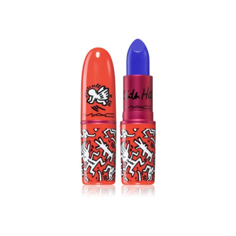 MAC, Viva Glam X Keith Haring, Longwear, Cream Lipstick, Canal Blue, 3 g - Feel You