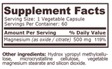 MAGNESIUM COMPLEX - 60 Vegetable Capsules - Feel You
